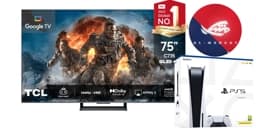 TCL (75INCH) 4K 144Hz + Playstation 5 Middle East